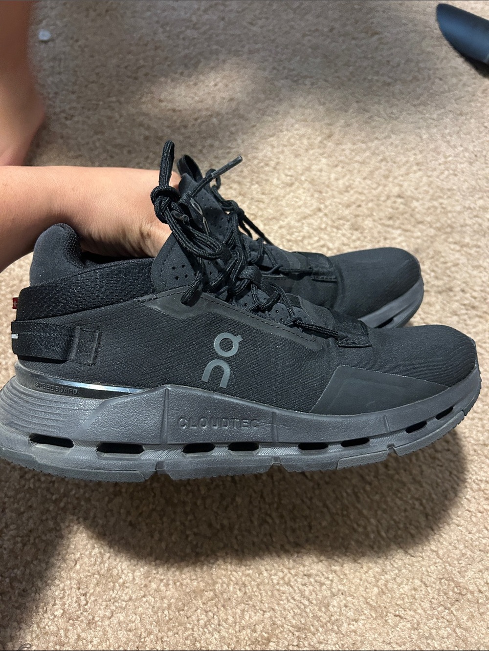 On Running Men’s Black Cloudtec Sneakers